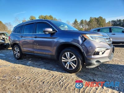 Czwarte zdjęcie samochodu z boku: 2017 HONDA PILOT EXL VIN:5FNYF6H59HB088631 - miniatura