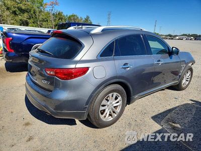Trzecie zdjęcie samochodu z tyłu: 2017 INFINITI QX70 VIN:JN8CS1MW7HM416034 - miniatura