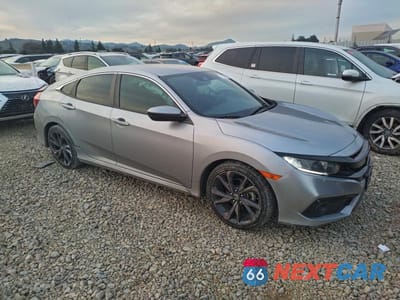 Czwarte zdjęcie samochodu z boku: 2020 HONDA CIVIC SPORT VIN:19XFC2F87LE202162 - miniatura