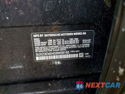 Zdjęcie 13 z 13 samochodu: 2025 BMW X7 XDRIVE40I VIN:5UX23EM04S9W58165 - miniatura