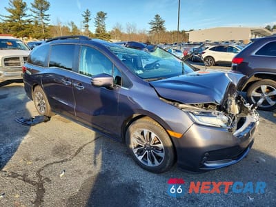 Czwarte zdjęcie samochodu z boku: 2022 HONDA ODYSSEY EXL VIN:5FNRL6H75NB031904 - miniatura