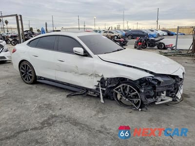 Czwarte zdjęcie samochodu z boku: 2024 BMW I4 EDRIVE 40 VIN:WBY73AW03RFT08484 - miniatura