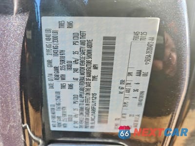 Zdjęcie 12 z 13 samochodu: 2015 LINCOLN MKC VIN:5LMCJ1A95FUJ11215 - miniatura