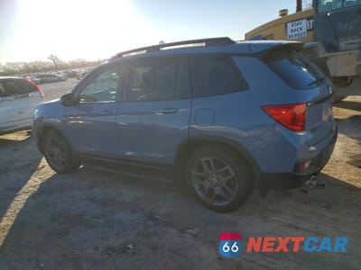 Drugie zdjęcie samochodu z przodu: 2022 HONDA PASSPORT EXL VIN:5FNYF7H55NB003785 - miniatura