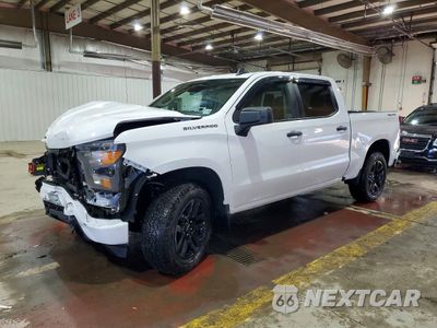 2022 CHEVROLET SILVERADO K1500 CUSTOM 1GCPDBEK1NZ586056 - główne zdjęcie licytacji z USA - miniatura