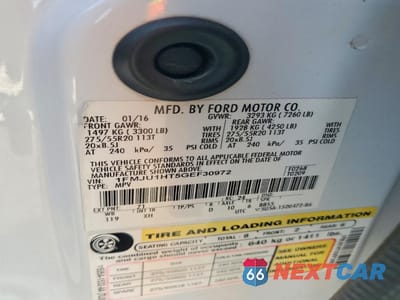 Zdjęcie 13 z 14 samochodu: 2016 FORD EXPEDITION XLT VIN:1FMJU1HT5GEF30972 - miniatura