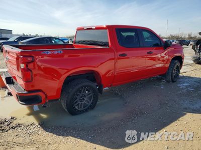 Trzecie zdjęcie samochodu z tyłu: 2025 CHEVROLET SILVERADO K1500 CUSTOM VIN:3GCPKBEK0SG373732 - miniatura
