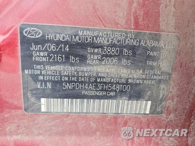 Zdjęcie 23 z 24 samochodu: 2015 HYUNDAI ELANTRA SE VIN:5NPDH4AE3FH548100 - miniatura