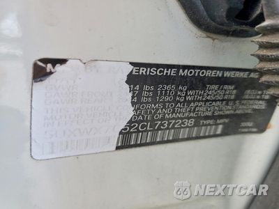 Zdjęcie 13 z 13 samochodu: 2012 BMW X3 XDRIVE35I VIN:5UXWX7C52CL737238 - miniatura