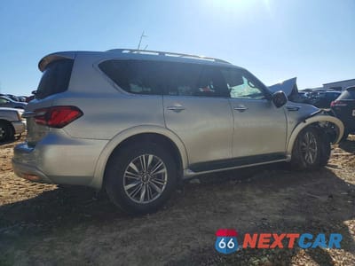 Trzecie zdjęcie samochodu z tyłu: 2019 INFINITI QX80 LUXE VIN:JN8AZ2NF6K9686647 - miniatura