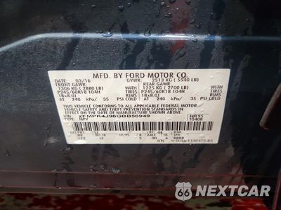 Zdjęcie 13 z 13 samochodu: 2016 FORD EDGE SEL VIN:2FMPK4J98GBB56949 - miniatura