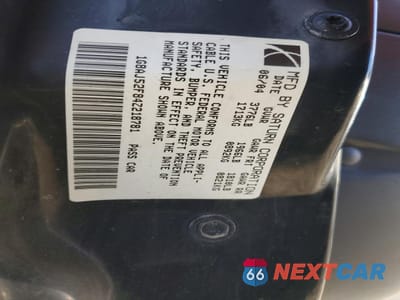 Zdjęcie 12 z 12 samochodu: 2004 SATURN ION LEVEL 2 VIN:1G8AJ52F84Z218781 - miniatura