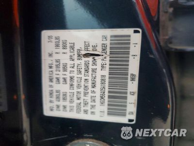 Zdjęcie 12 z 13 samochodu: 2005 HONDA ACCORD LX VIN:1HGCM56405A180818 - miniatura
