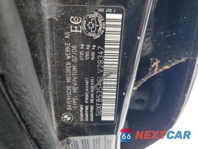 Zdjęcie 13 z 13 samochodu: 2006 BMW X5 4.4I VIN:5UXFB53546LV28347 - miniatura