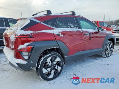 Trzecie zdjęcie samochodu z tyłu: 2024 HYUNDAI KONA LIMITED VIN:KM8HECA39RU165111 - miniatura