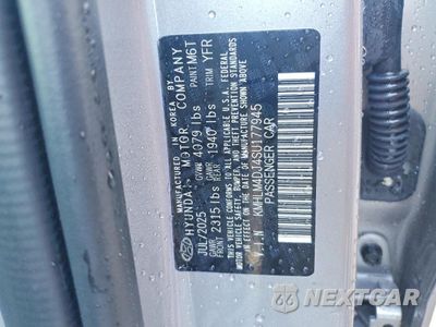 Zdjęcie 12 z 12 samochodu: 2025 HYUNDAI ELANTRA BLUE VIN:KMHLM4DJ4SU177945 - miniatura