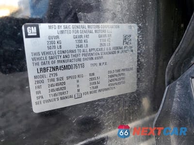 Zdjęcie 12 z 12 samochodu: 2021 BUICK ENVISION ESSENCE VIN:LRBFZNR45MD076118 - miniatura