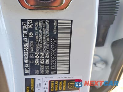 Zdjęcie 12 z 13 samochodu: 2023 MERCEDES-BENZ EQE SEDAN 500 4MATIC VIN:W1KEG2CB9PF027298 - miniatura