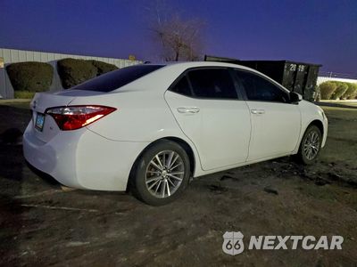 Trzecie zdjęcie samochodu z tyłu: 2014 TOYOTA COROLLA L VIN:5YFBURHE7EP112468 - miniatura