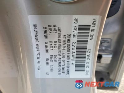 Zdjęcie 12 z 12 samochodu: 2025 MAZDA 3 SELECT SPORT VIN:JM1BPAKM7S1754536 - miniatura