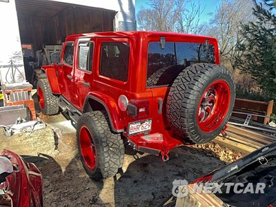 Trzecie zdjęcie samochodu z tyłu: 2019 JEEP WRANGLER UNLIMITED RUBICON VIN:1C4HJXFG2KW552094 - miniatura