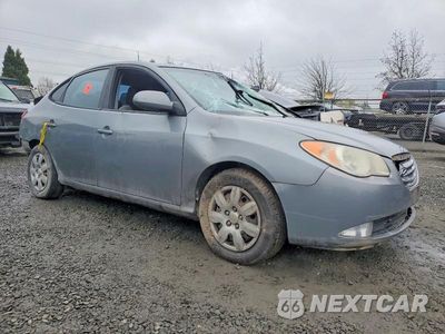Czwarte zdjęcie samochodu z boku: 2010 HYUNDAI ELANTRA BLUE VIN:KMHDU4AD2AU120354 - miniatura