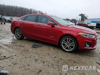 Czwarte zdjęcie samochodu z boku: 2019 FORD FUSION TITANIUM VIN:3FA6P0RU6KR191038 - miniatura