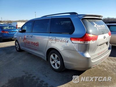 Drugie zdjęcie samochodu z przodu: 2011 TOYOTA SIENNA LE VIN:5TDKK3DC0BS031421 - miniatura