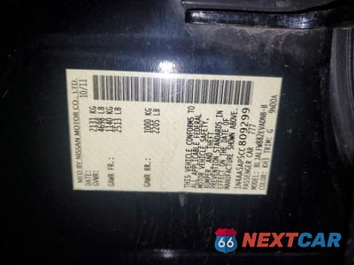 Zdjęcie 12 z 12 samochodu: 2012 NISSAN MAXIMA 3.5 S VIN:1N4AA5AP5CC809299 - miniatura