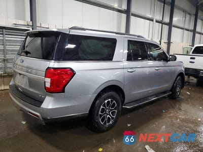 Trzecie zdjęcie samochodu z tyłu: 2022 FORD EXPEDITION MAX XLT VIN:1FMJK1JT9NEA53458 - miniatura