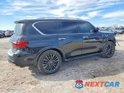 Trzecie zdjęcie samochodu z tyłu: 2024 INFINITI QX80 LUXE VIN:JN8AZ2AE6R9327502 - miniatura