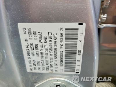 Zdjęcie 12 z 12 samochodu: 2008 HONDA ACCORD EXL VIN:1HGCP36818A060304 - miniatura