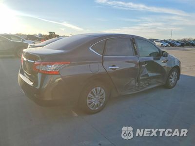 Trzecie zdjęcie samochodu z tyłu: 2014 NISSAN SENTRA S VIN:3N1AB7AP8EY248323 - miniatura