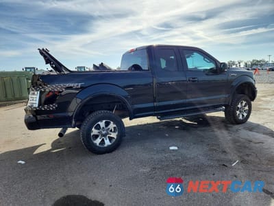 Trzecie zdjęcie samochodu z tyłu: 2018 FORD F150 SUPER CAB VIN:1FTEX1EP8JFC31319 - miniatura