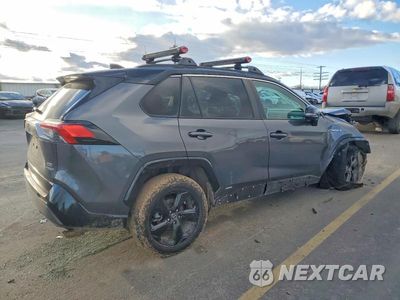 Trzecie zdjęcie samochodu z tyłu: 2021 TOYOTA RAV4 XSE VIN:4T3E6RFV5MU053726 - miniatura