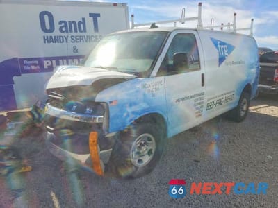 2023 CHEVROLET EXPRESS 2500 UTILITY / SERVICE VAN 1GCWGAFP0P1209551 - główne zdjęcie licytacji z USA - miniatura