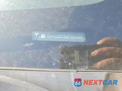 Zdjęcie 12 z 12 samochodu: 2022 TESLA MODEL Y VIN:7SAYGDEF2NF350499 - miniatura