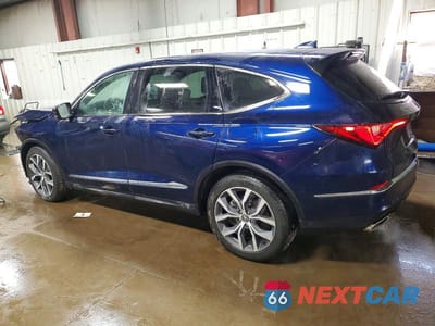 Drugie zdjęcie samochodu z przodu: 2023 ACURA MDX TECHNOLOGY VIN:5J8YE1H44PL034227 - miniatura