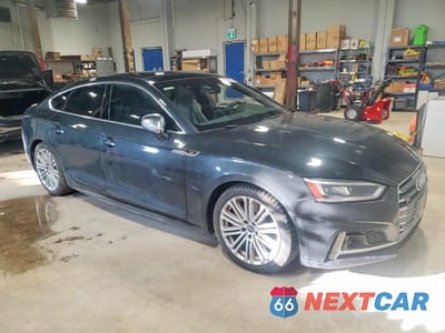 Czwarte zdjęcie samochodu z boku: 2018 AUDI S5 PRESTIGE VIN:WAUC4CF54JA075833 - miniatura