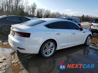 Trzecie zdjęcie samochodu z tyłu: 2019 AUDI A5 PREMIUM VIN:WAUANCF53KA079619 - miniatura