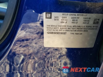 Zdjęcie 12 z 12 samochodu: 2014 CADILLAC ATS LUXURY VIN:1G6AB5SX5E0186327 - miniatura