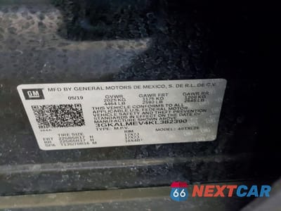 Zdjęcie 13 z 14 samochodu: 2019 GMC TERRAIN SLE VIN:3GKALMEV4KL382390 - miniatura