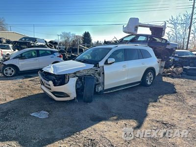 Drugie zdjęcie samochodu z przodu: 2021 MERCEDES-BENZ GLS 450 4MATIC VIN:4JGFF5KE6MA419786 - miniatura