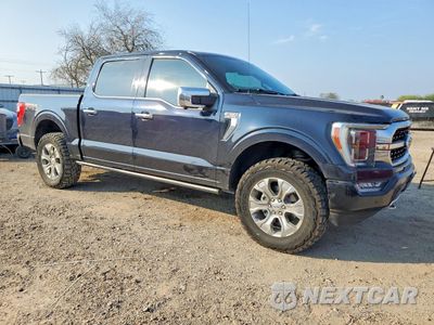 Czwarte zdjęcie samochodu z boku: 2021 FORD F150 SUPERCREW VIN:1FTFW1E87MFA25347 - miniatura