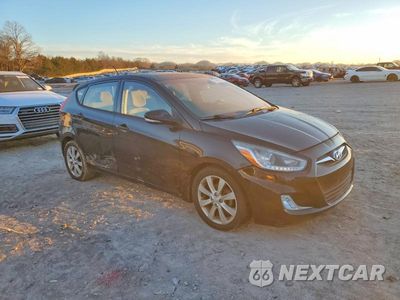 Czwarte zdjęcie samochodu z boku: 2014 HYUNDAI ACCENT GLS VIN:KMHCU5AE9EU168479 - miniatura