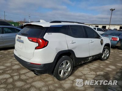 Trzecie zdjęcie samochodu z tyłu: 2018 GMC TERRAIN SLE VIN:3GKALTEX6JL302744 - miniatura