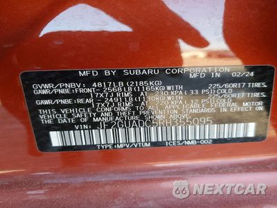 Zdjęcie 13 z 14 samochodu: 2024 SUBARU CROSSTREK PREMIUM VIN:JF2GUADC5RH355095 - miniatura