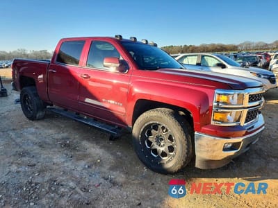 Czwarte zdjęcie samochodu z boku: 2015 CHEVROLET SILVERADO C1500 LT VIN:3GCPCRECXFG127677 - miniatura