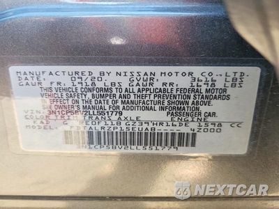 Zdjęcie 13 z 13 samochodu: 2020 NISSAN KICKS S VIN:3N1CP5BV2LL551779 - miniatura