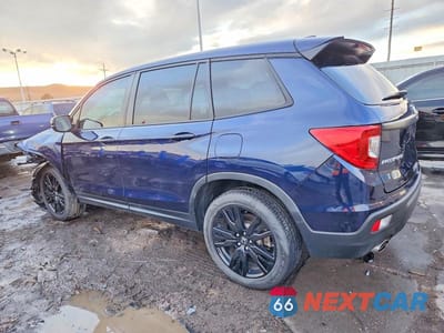 Drugie zdjęcie samochodu z przodu: 2020 HONDA PASSPORT SPORT VIN:5FNYF8H26LB018580 - miniatura